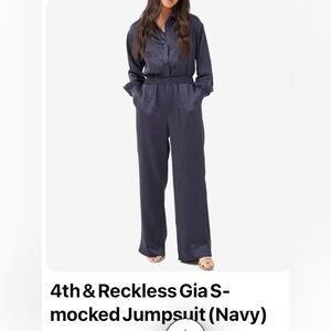Navy Jumpsuit